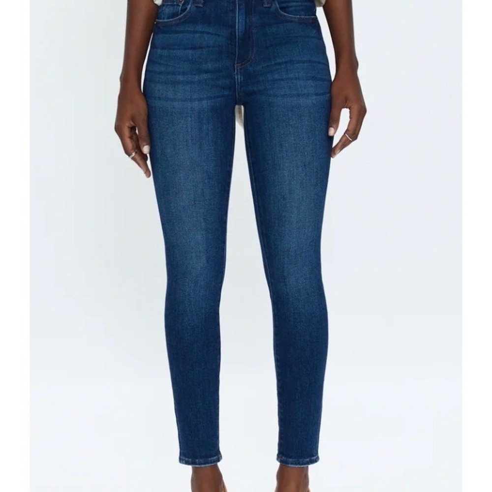 Pistola Ankle Skinny Jean Medium Wash Stretch Denim Size 32